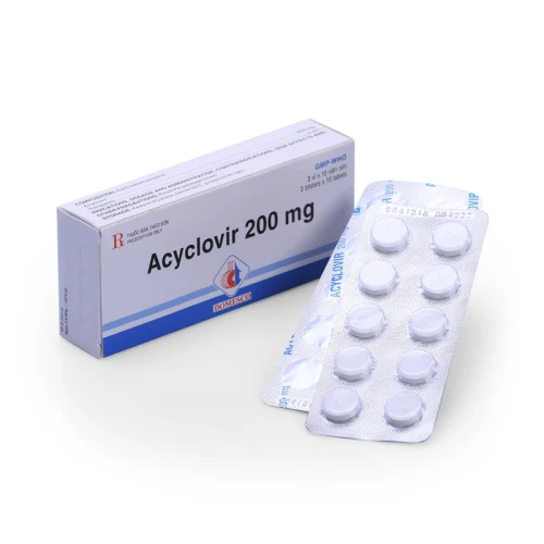 Acyclovir 200mg Domesco  - Thuốc điều trị nhiễm khuẩn da hiệu quả
