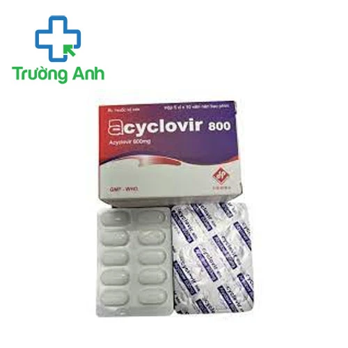 Acyclovir 800 Vidipha - Thuốc điều trị thủy đâu, zona hiệu quả