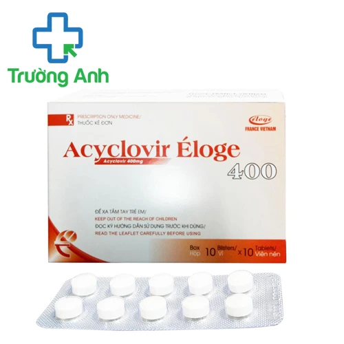 Acyclovir Eloge 400 - Thuốc phòng và điều trị virus Herpes simplex hiệu quả