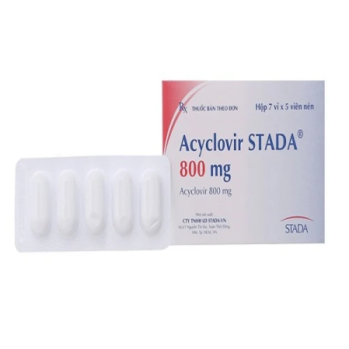 Acyclovir Stada 800mg - Thuốc điều trị da liễu hiệu quả