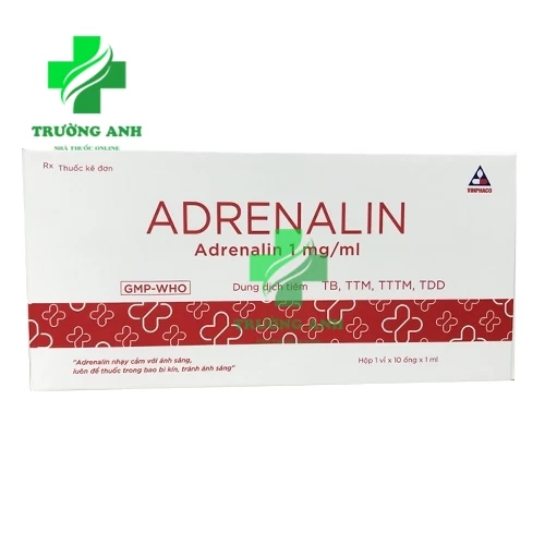 Adrenalin 1mg/1ml - Thuốc điều trị Hen phế quản hiệu quả