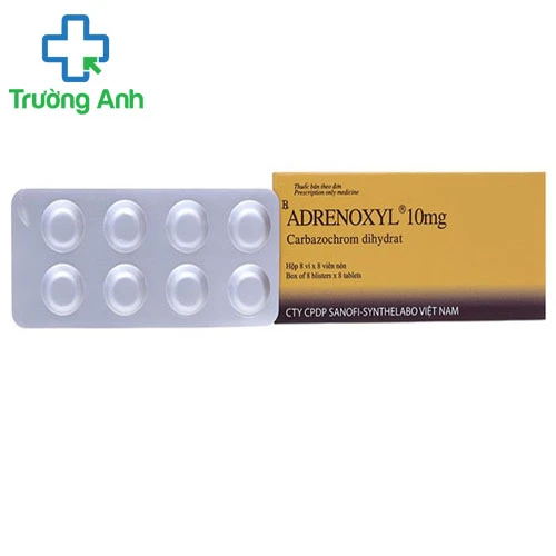 Adrenoxyl 10mg - Thuốc được dùng cầm máu và điều trị xuất huyết do mao mạch