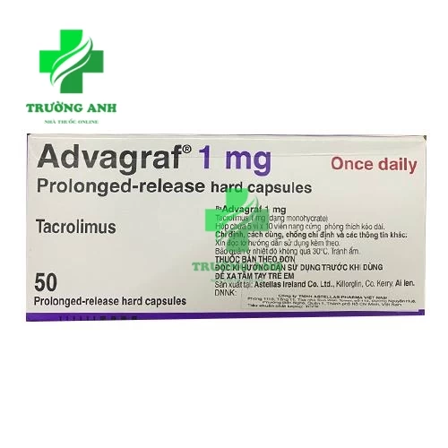 Advagraf 1mg Astellas - Thuốc hỗ trợ chống thải ghép nội tạng