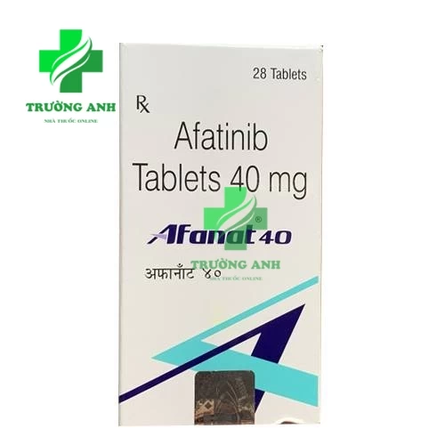 Afanat 40 Natco - Thuốc điều trị ung thư phổi không tế bào nhỏ