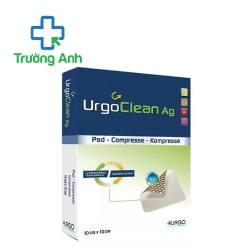 Urgoclean Ag 15cm x 20cm - Băng gạc bảo vệ vết thương