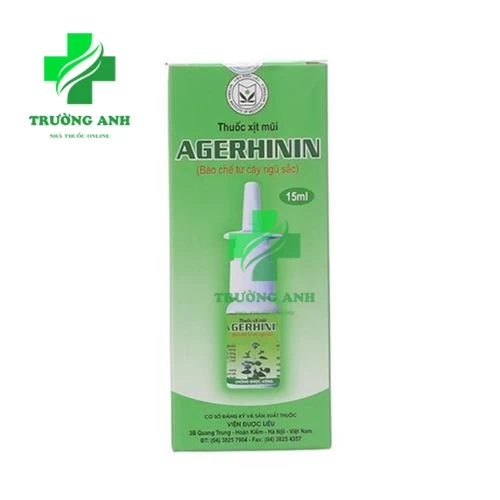 Agerhinin - Thuốc điều trị viêm mũi, viêm xoang hiệu quả (10 hộp)