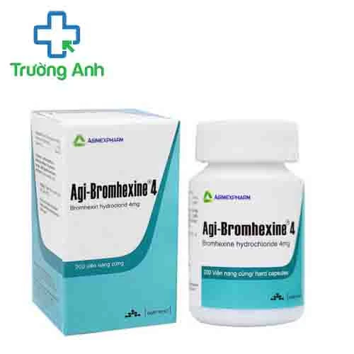 Agi-Bromhexine 4 (chai 200 viên) - Thuốc điều trị viêm phế quản
