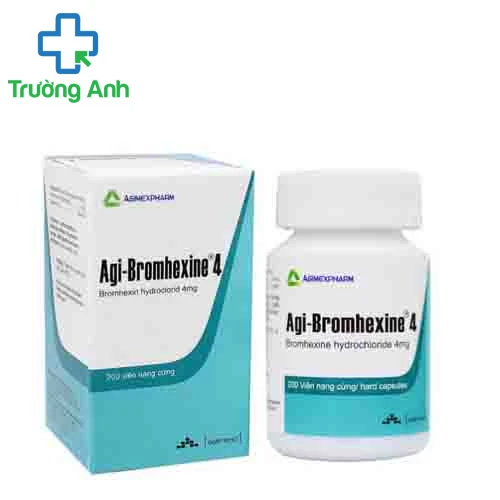 Agi-bromhexine 4mg Agimexpharm (100 viên) - Điều trị bệnh hô hấp