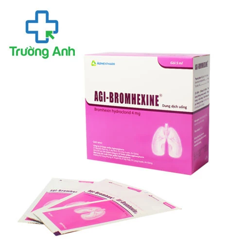 Agi-Bromhexine 5ml - Thuốc làm loãng đờm phế quản phổi cấp