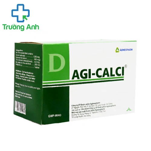 Agi-calci - Thuốc bổ sung Calcium cho cơ thể của Agimexpharm