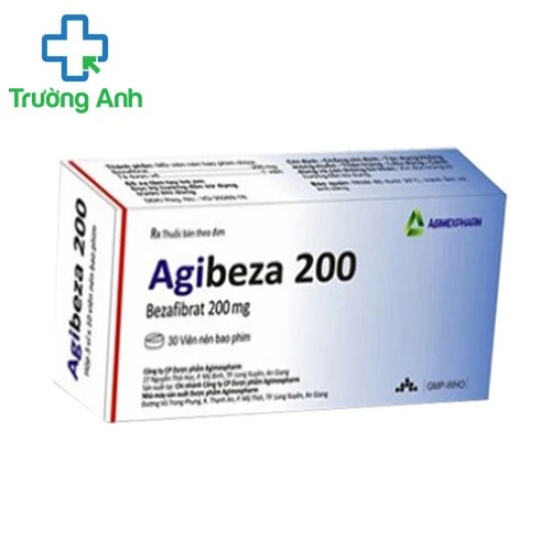 Agibeza 200 - Thuốc điều trị tăng lipoprotein máu của Agimexpharm.