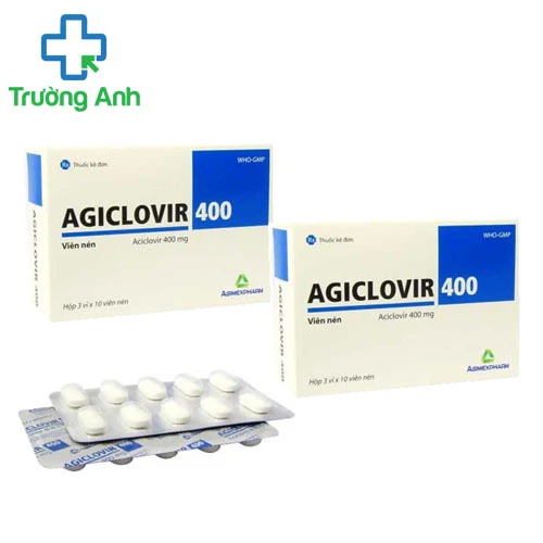 AGICLOVIR 400 - Thuốc điều trị nhiễm khuẩn của Agimexpharm hiệu quả