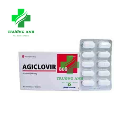 Agiclovir 800 - Thuốc điều trị phòng chống nhiễm khuẩn của Agimexpharm