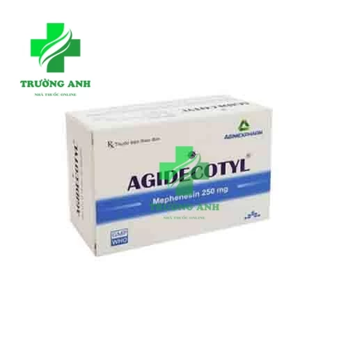 Agidecotyl 250mg Agrimexpharm - Điều trị hỗ trợ các cơn đau co cứng cơ