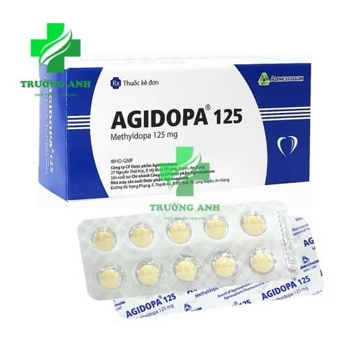 Agidopa 125 Agimexpharm - Thuốc điều trị tăng huyết áp