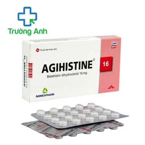Agihistine 16 - Thuốc điều trị hội chứng tiền đình hiệu quả