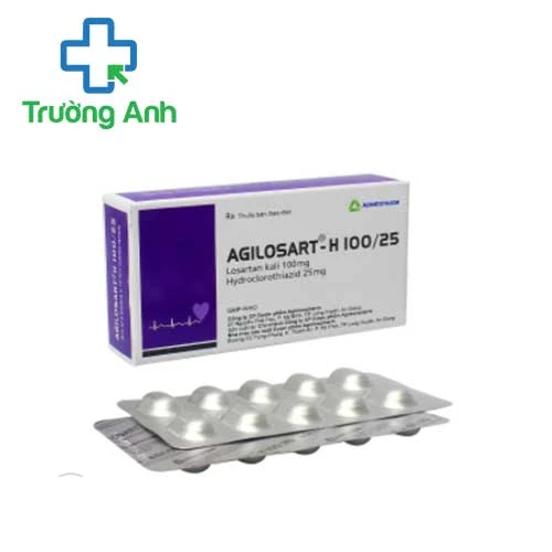 Agilosart-H100/25 - Thuốc điều trị tăng huyết áp phối hợp của Agimexpharm