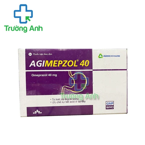 Agimepzol 40 - Thuốc điều trị loét dạ dày - tá tràng hiệu quả