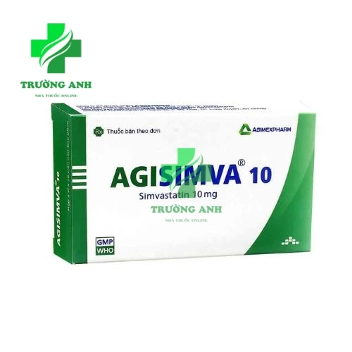 Agisimva 10 - Thuốc điều trị chứng tăng cholesterol máu hiệu quả