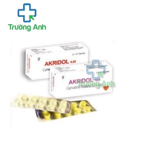 Akridol 12.5 Akriti - Thuốc điều trị tăng huyết áp của Ấn Độ