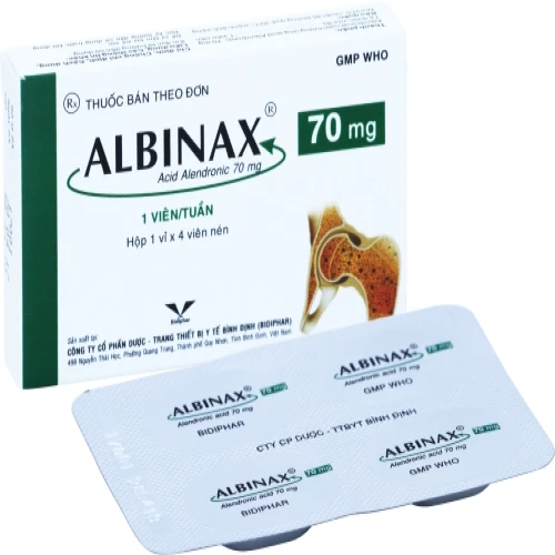 Albinax 70mg - Thuốc điều trị loãng xương hiệu quả của Bidiphar