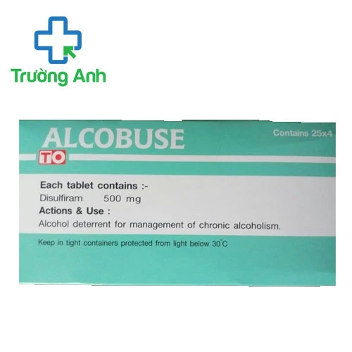 Alcobuse (Disulfiram 500mg) - Điều trị nghiện rượu mạn tính