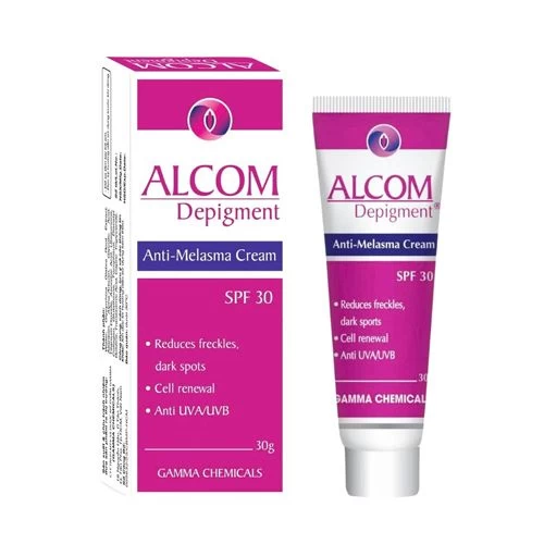 Alcom Depigment SPF 30g Gamma - Hỗ trợ làm mờ thâm nám