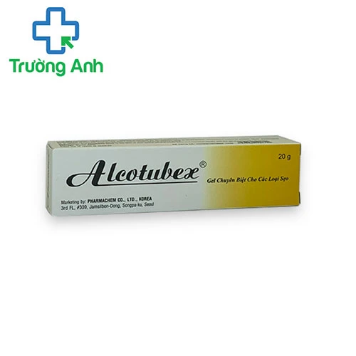 Alcotubex - Gel trị sẹo lồi, sẹo lõm hiệu quả của Hàn Quốc