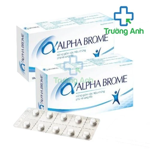 Alpha brome - Giúp giảm phù nề, sưng tấy hiệu quả của Dolexphar