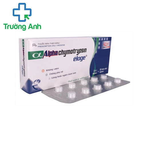 Alpha Chymotrypsin Eloge - Thuốc chống viêm, chống phù nề hiệu quả
