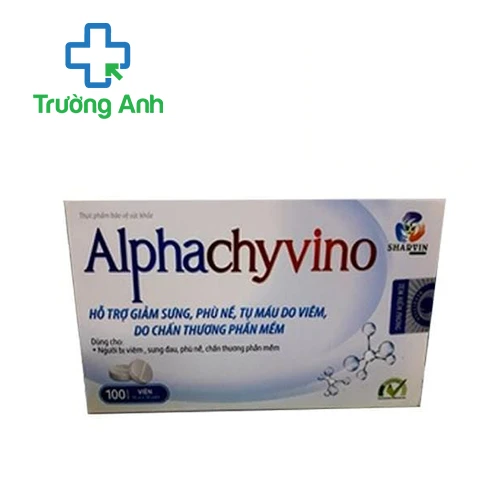 Alphachyvino Hebitech - Giúp chống viêm, giảm phù nề hiệu quả