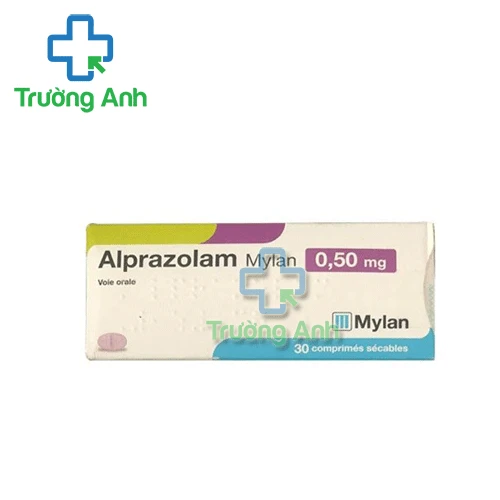 Alprazolam Mylan 0,5mg - Điều trị trầm cảm, lo âu và mất ngủ
