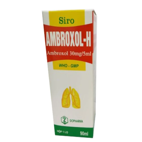 Ambroxol-H - Thuốc làm tiêu chất nhầy đường hô hấp của Dopharma