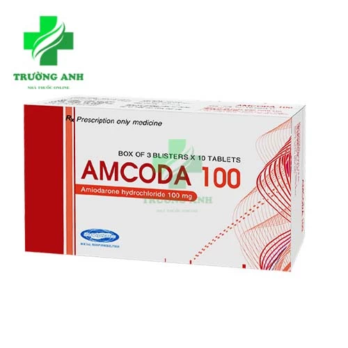 Amcoda 100 Savipharm - Thuốc điều trị loạn nhịp thất