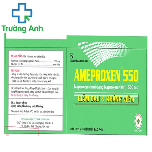 Ameproxen 550 - Thuốc giảm đau, kháng viêm hiệu quả