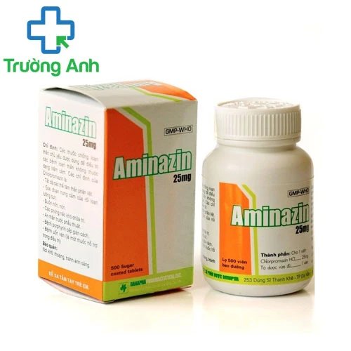 Aminazin 25mg - Thuốc chông loạn thần, chông nôn của Danapha