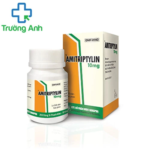 Amitriptylin 10mg Danapha - Thuốc điều trị trầm cảm nội sinh