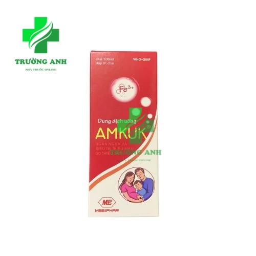 Amkuk  - Thuốc điều trị thiếu máu, cung cấp sắt cho cơ thể