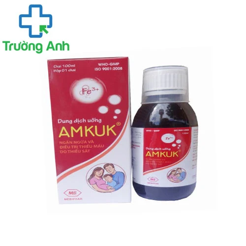 Amkuk  - Thuốc điều trị thiếu máu, cung cấp sắt cho cơ thể