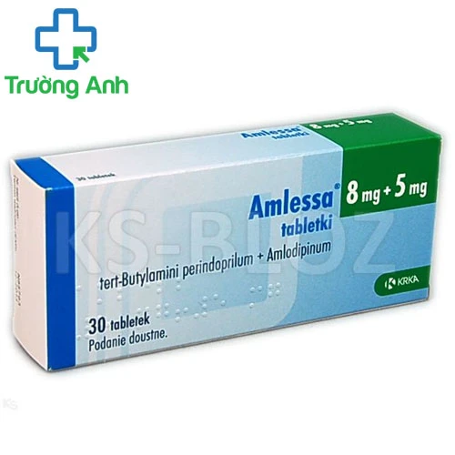 Amlessa 8mg/5mg Tablets - Thuốc điều trị tăng huyết áp vô căn