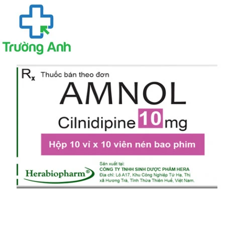 Amnol 10mg - Thuốc chỉ định dùng cho bệnh nhân tăng huyết áp