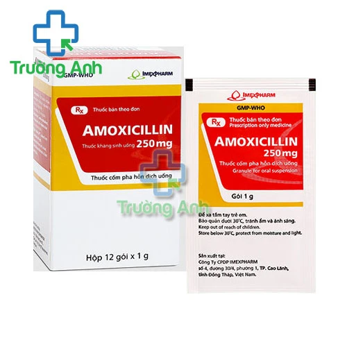 Amoxicillin 250mg Imexpharm - Điều trị nhiễm khuẩn hiệu quả