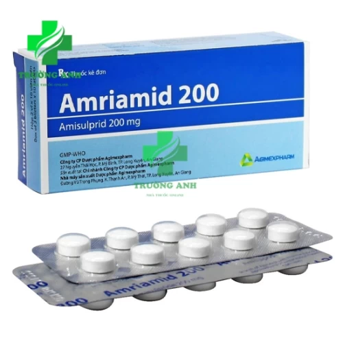 Amriamid 200 - Thuốc điều trị bệnh tâm thần phân liệt