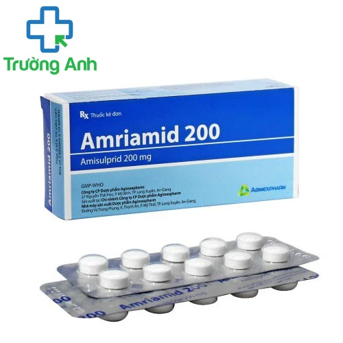 Amriamid 200 - Thuốc điều trị bệnh tâm thần phân liệt