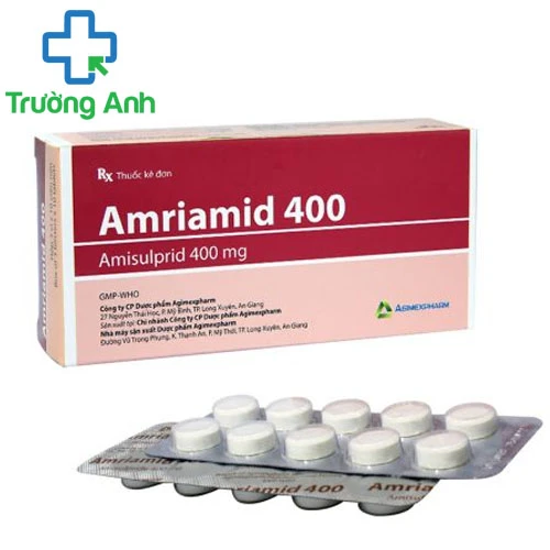 AMRIAMID 400 - Thuốc điều trị tâm thần phân liệt của Agimexpharm