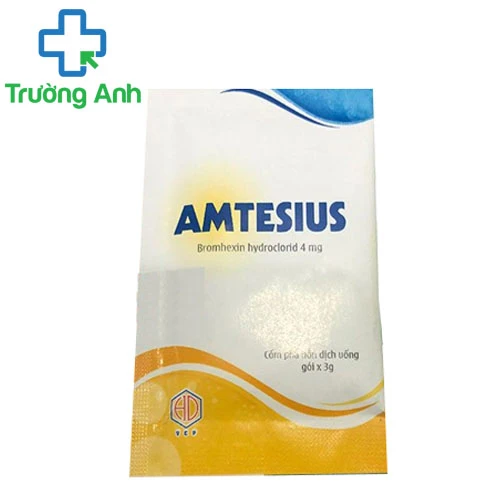 Amtesius - Thuốc điều trị nhiễm khuẩn đường hô hấp hiệu quả