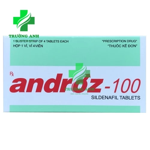 Androz 100mg - Điều trị rối loạn chức năng cương dương