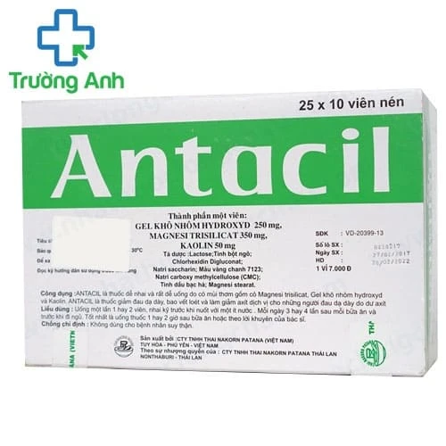 Antacil (viên) - Thuốc điều trị viêm loét dạ dày hiệu quả