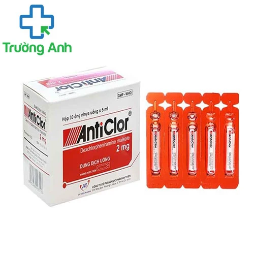 Anticlor - Thuốc điều trị dị ứng cảm mao, phù mạch hiệu quả