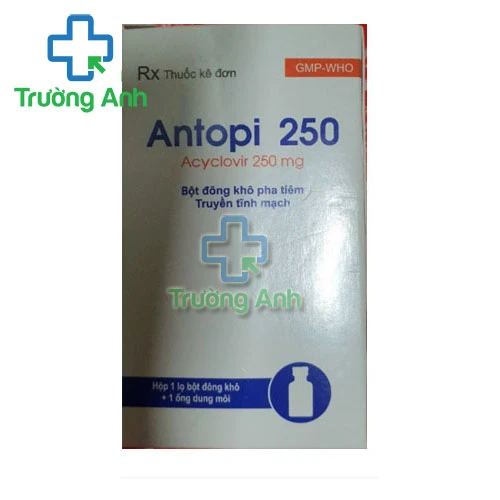 Antopi 250 Pharbaco - Điều trị nhiễm virus Herpes simplex